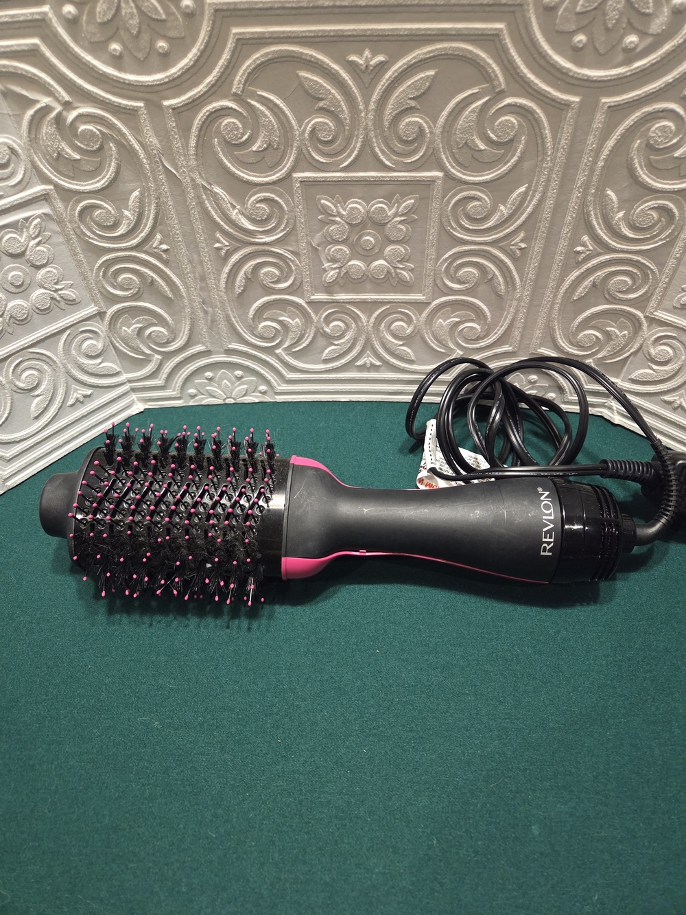 Revlon Black and Pink Rotating Hot Air Brush Styler